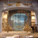 the libertine theatre set stage rigging lights