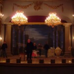 the libertine theatre set stage finished set